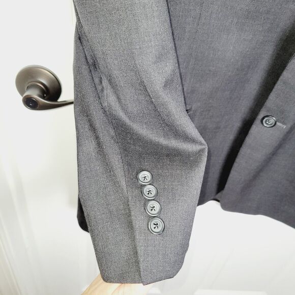 Brooks Brothers Blazer 46R Gray 1818 Madison Estrato Togna 1840 Wool Sport Coat - Picture 5 of 16